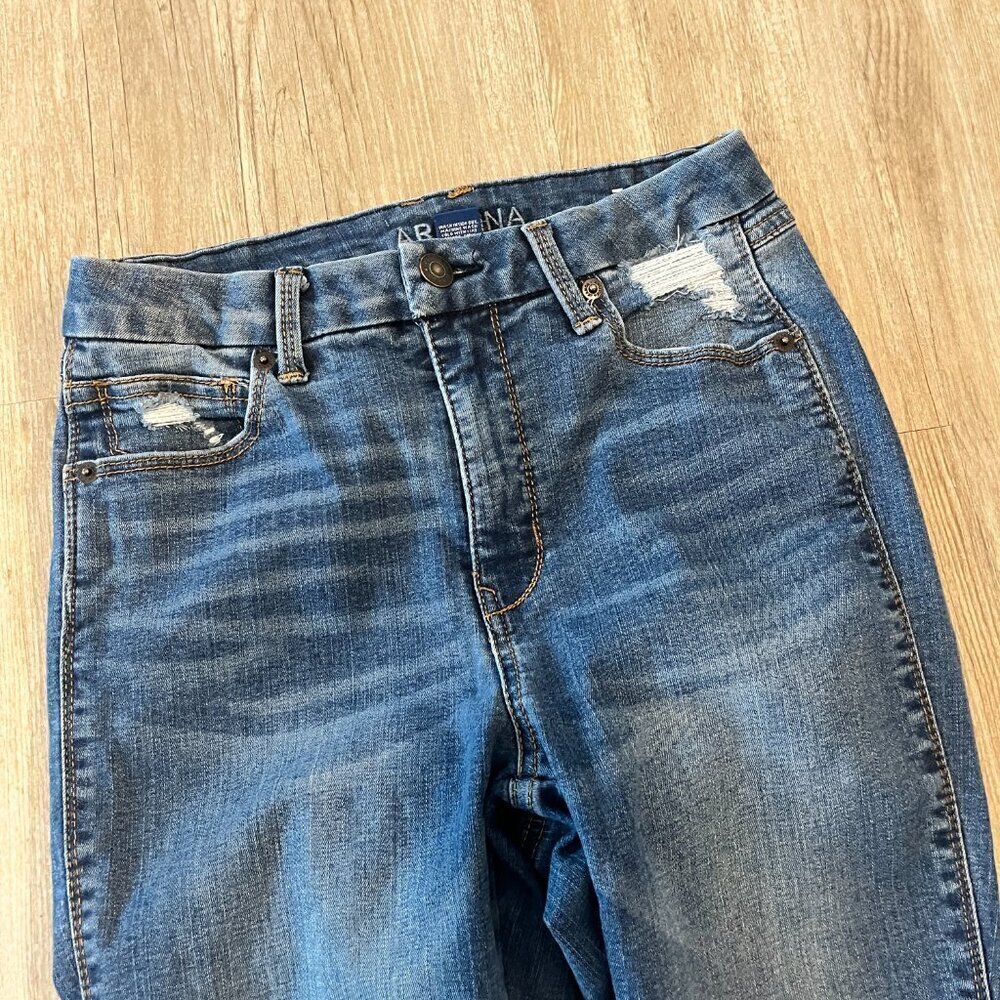Womens Arizona Jeans Hi-Rise Curvy Skinny - 7 - Picture 2 of 8